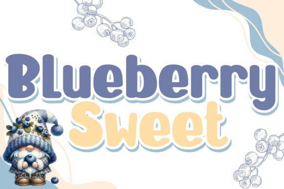 Blueberry Sweet: A Charming Handwritten Display Font