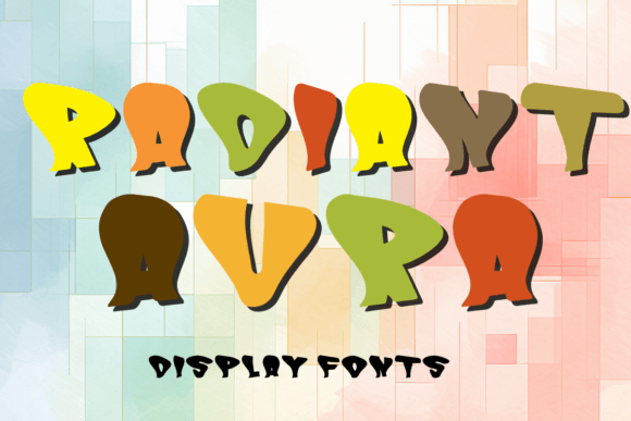 Discover the charm of Radiant Aura: Elevating Digital Design with Luminous Typography