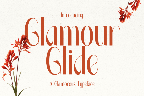 Glamour Glide: Elevating Brand Identity with Sophisticated Typography
