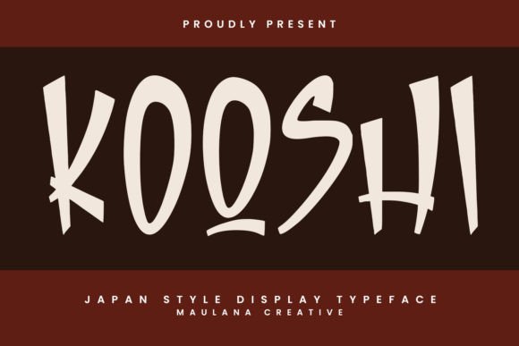 Kooshi Font: Evaluating a Decorative Japanese Display Typeface for Modern Design Projects