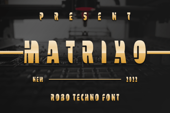 Matrixo: A Bold Display Font for Modern Design