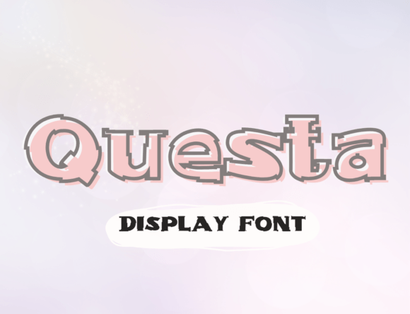 Questa: Elevating Your Brand Identity with a Unique Display Font