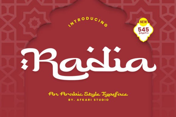 Radia: Bridging Heritage and Modern Design Through Authentic Arabic Typography