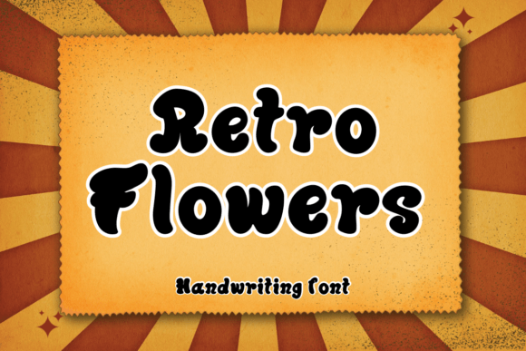 Retro Flowers: Whimsical Vintage Charm