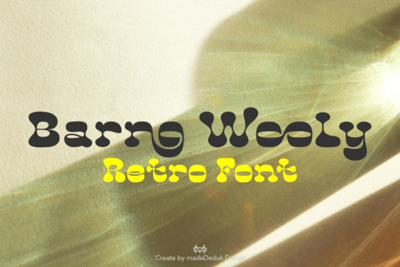 Revive Retro Style with Barno Wooly Font