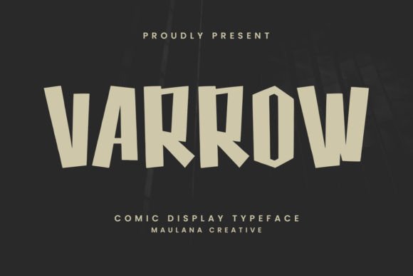 Varrow: Bold Geometric Strength for Modern Headlines