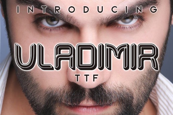 Vladimir: A Stylish 3D Display Font for Modern Design Projects