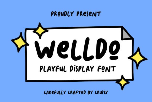 Welldo: A Magical Display Font