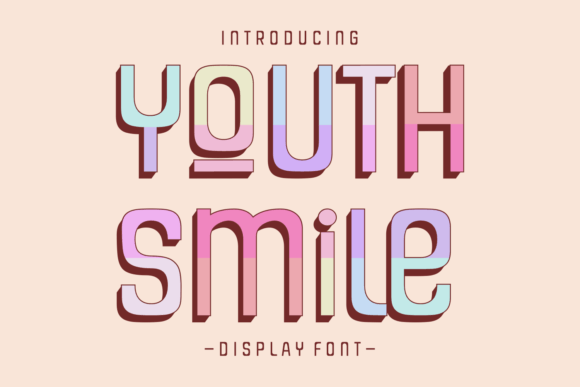 Youth Smile: Strategic Application of a Quirky Display Font in Modern Branding
